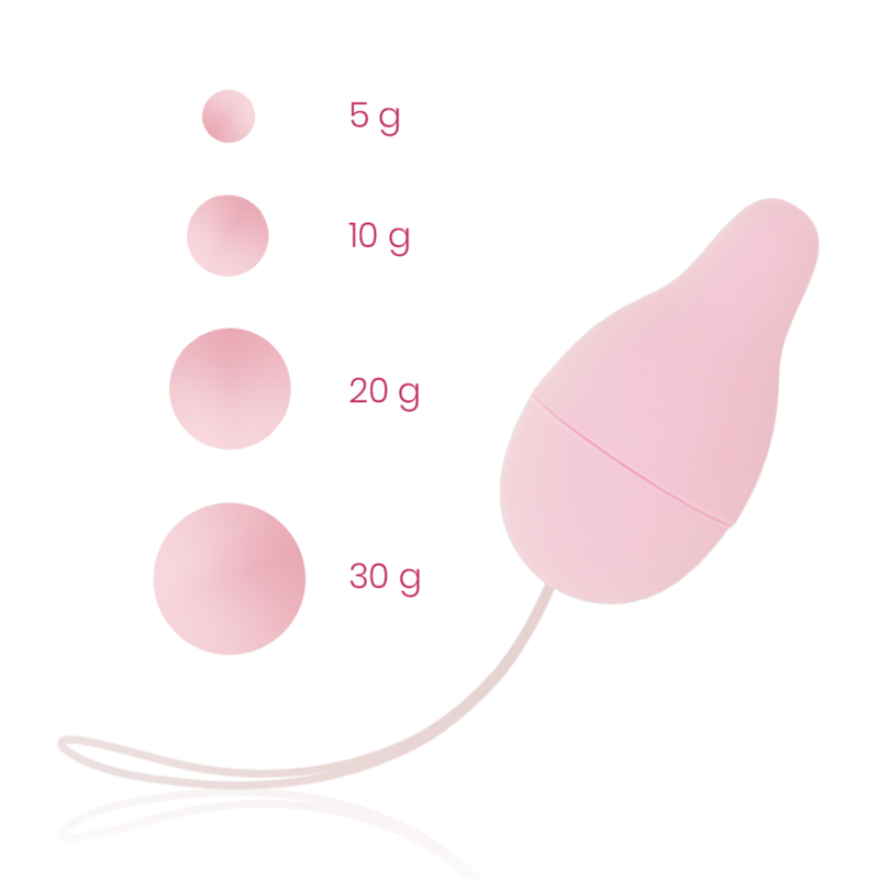 OHMAMA - SYSTÈME DE POIDS KEGEL POUR LE DÉVELOPPEMENT DU PLANCHER PELVIEN