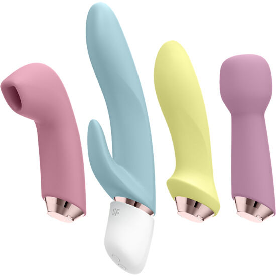 SATISFYER - ENSEMBLE VIBRATEUR ET SUCCION MARVELOUS FOUR
