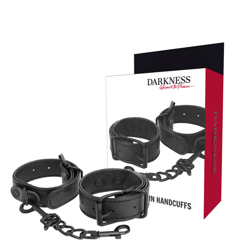 DARKNESS - TEXTURED THIN WIDTH HANDCUFFS