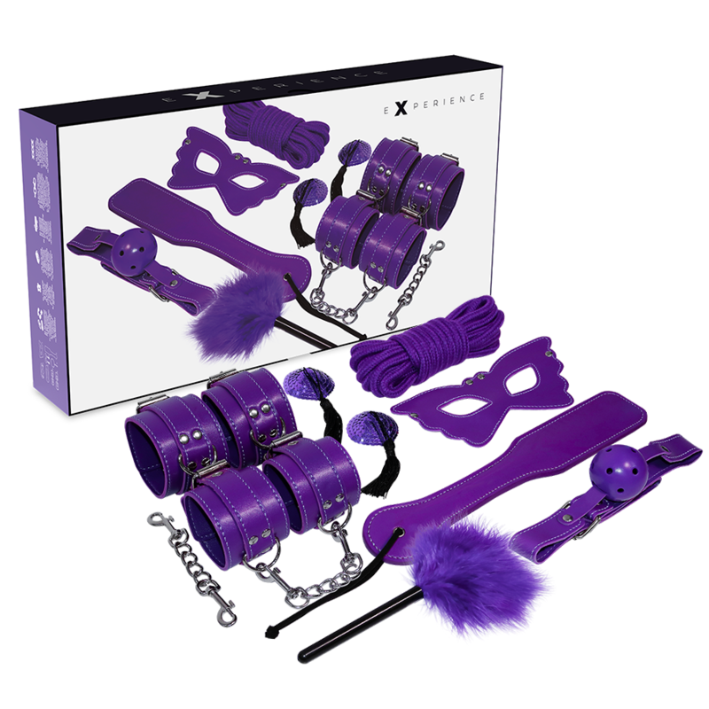 EXPÉRIENCE - KIT FÉTICHISME BDSM SÉRIE VIOLET