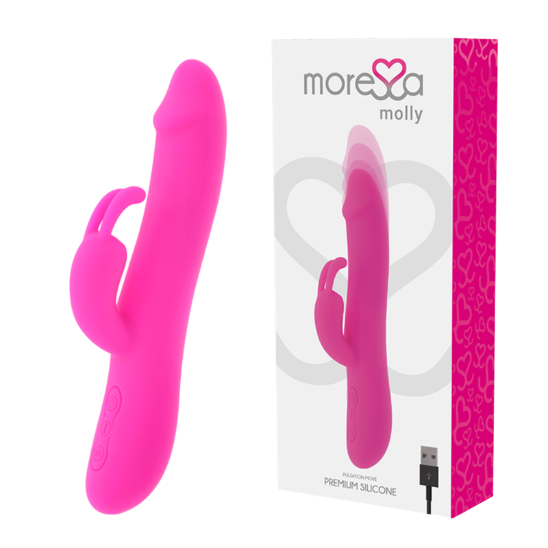 MORESSA - MOLLY UP&DOWN IMPELLER AND POWERFUL VIBRATION PREMIUM SILICONE RECHARGEABLE