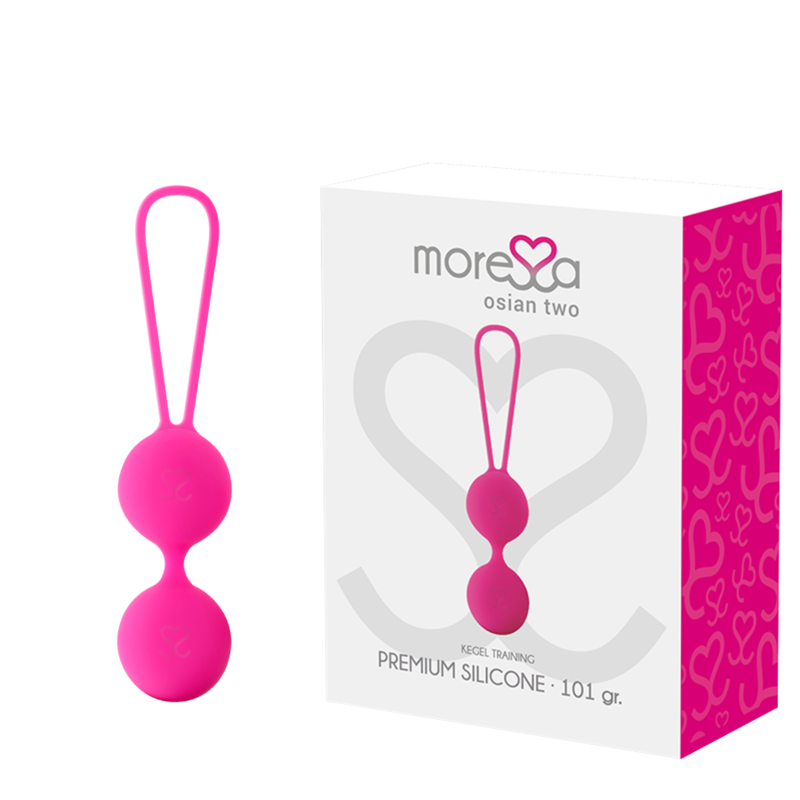 MORESSA - OSIAN TWO ENTRAINEMENT DU PLANCHER PELVIEN 101 g SILICONE ROSE PREMIUM