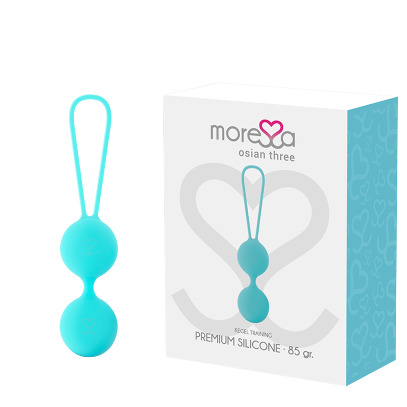 MORESSA - OSIAN TROIS ENTRAINEMENT DU PLANCHER PELVIEN 85 gr SILICONE PREMIUM TURQUOISE