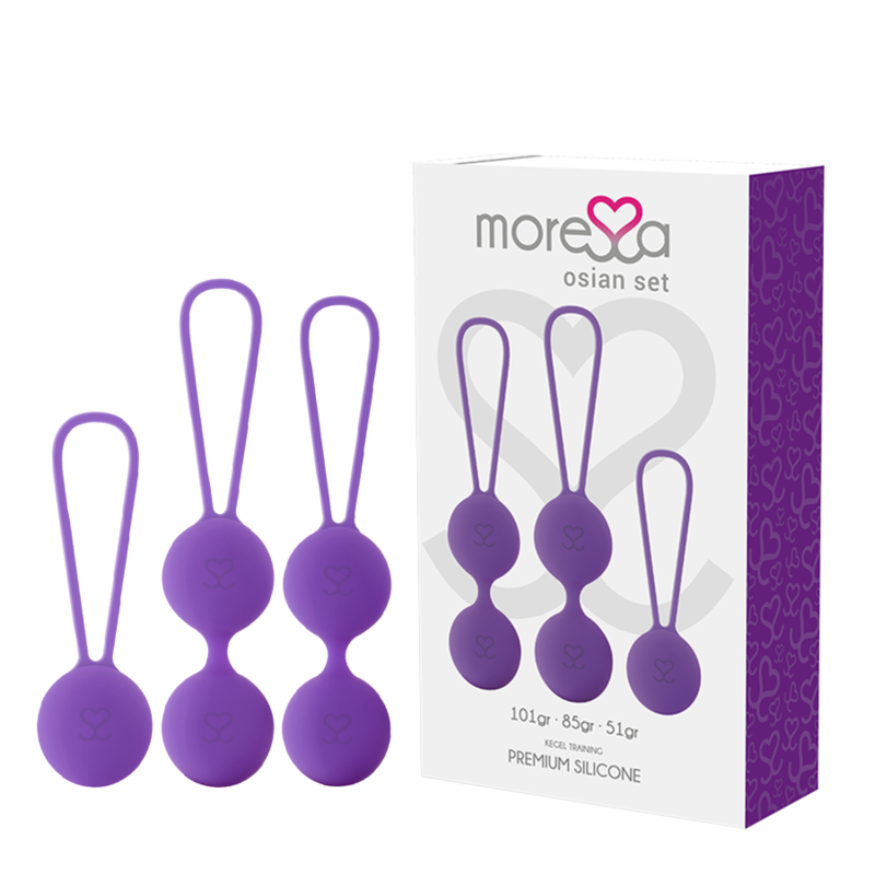 MORESSA - OSIAN SET Osian One; 51 Gr / Osian Two; 101 Gr / Osian Three 85 gr SILICONE LILAS PREMIUM