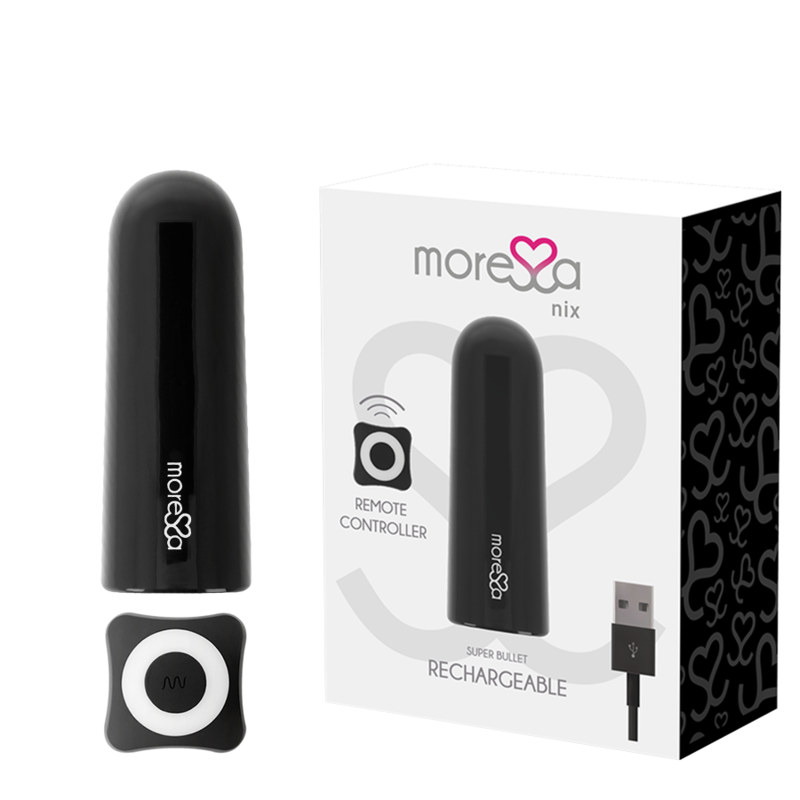 MORESSA - NIX POWERFUL MULTI-GAME VIBRATOR WITH BLACK REMOTE CONTROL