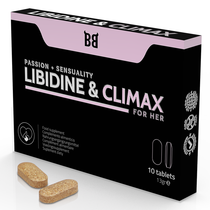 BLACK BULL - LIBIDINE & CLIMAX LIBIDO INCREASE FOR WOMEN 10 CAPSULES