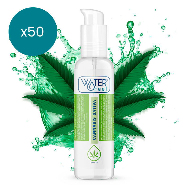 WATERFEEL - LUBRIFIANT AU CANNABIS 150 ML PACK 50 UNITÉS