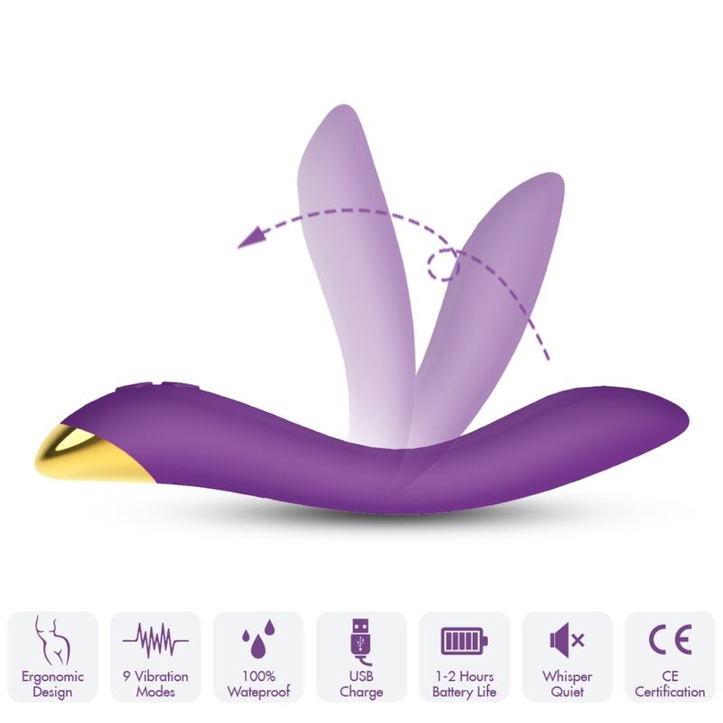 ARMONY - VIBRATEUR MULTI-POSITIONS FLAMINGO VIOLET