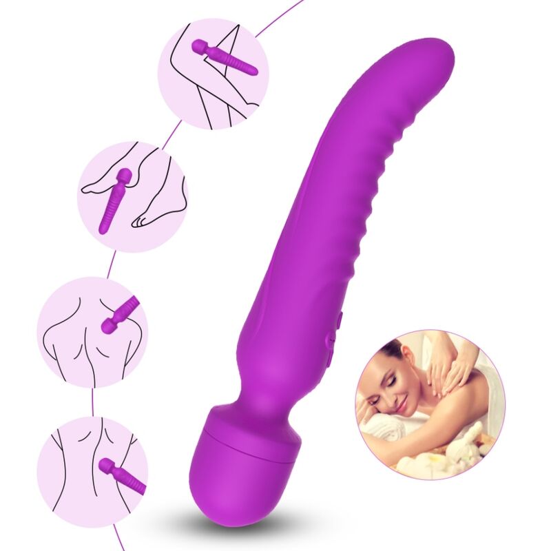 ARMONY - MISSION MASSAGER & VIBRATOR WITH VIOLET HEAT EFFECT