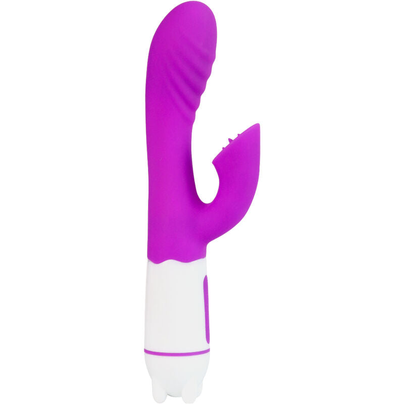 ARMONY - VIBRATEUR ET STIMULATEUR HAPPY AVEC LANGUE RECHARGEABLE (VIOLET)