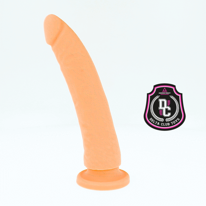 DELTA CLUB - GODE RÉALISTE EN SILICONE MÉDICAL NATUREL 23 CM -O- 4,5 CM