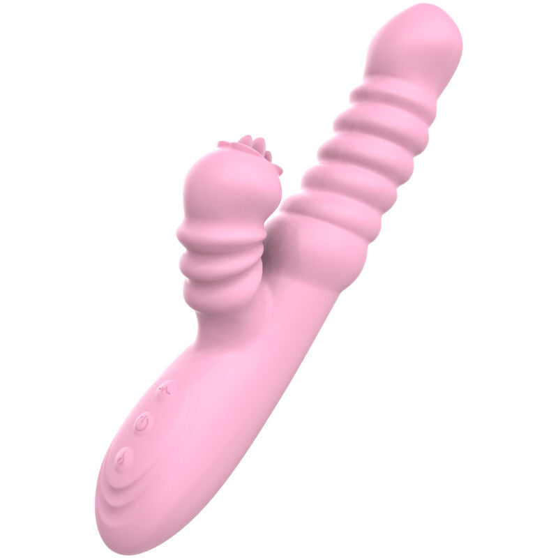 ARMONY - MULTIFUNCTIONAL VIBRATOR WITH STIMULATING TONGUE AND HEAT EFFECT PINK