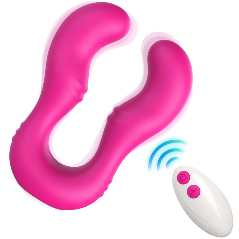 ARMONY - SERAPH DOUBLE VIBRATOR WITH REMOTE CONTROL IN FUCHSIA