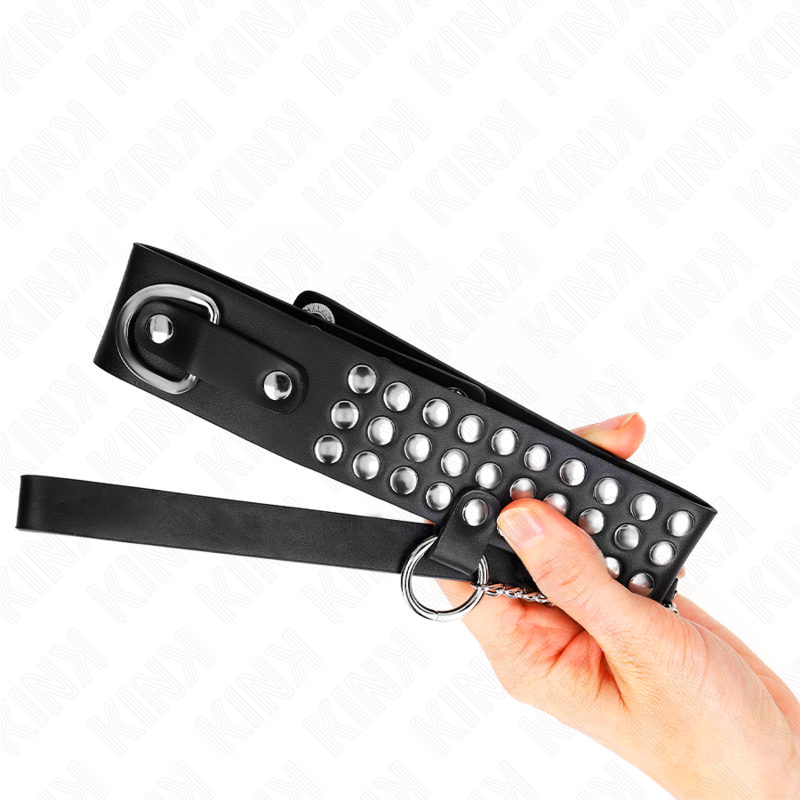 KINK - LAISSE-COLLE À PAILLETTES RÉGLABLE 65 CM 37-42 CM X 5,3 CM