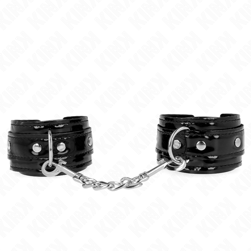KINK - ADJUSTABLE SHINY NEOPRENE WRISTBANDS 17-24 CM X 4.5 CM