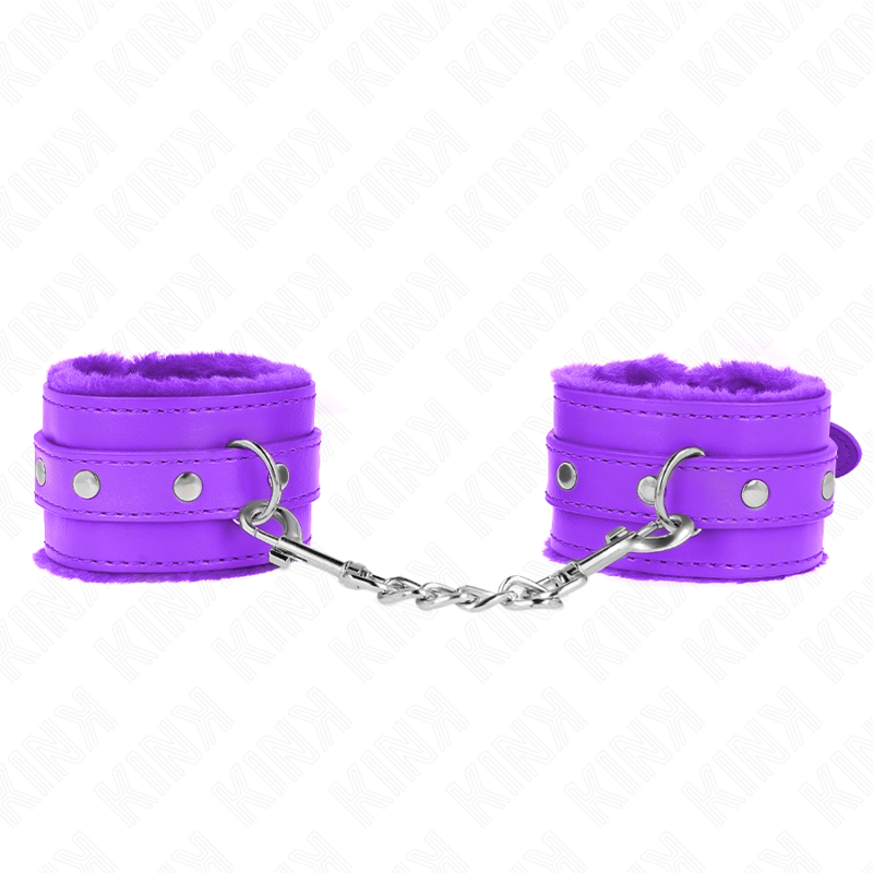 KINK - PREMIUM VIOLET LINED WRISTBANDS WITH ADJUSTABLE VIOLET STRAP 17-29 CM X 6 CM