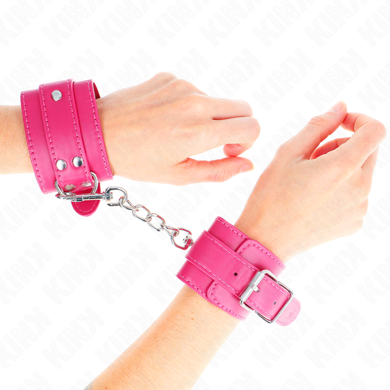 KINK - BRACELETS FUCHSIA AVEC DÉTAILS FUCHSIA RÉGLABLES 20-28 CM X 5,5 CM