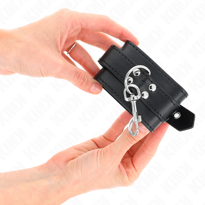 KINK - BRACELETS CLOUTÉS NOIRS 35 X 6 CM