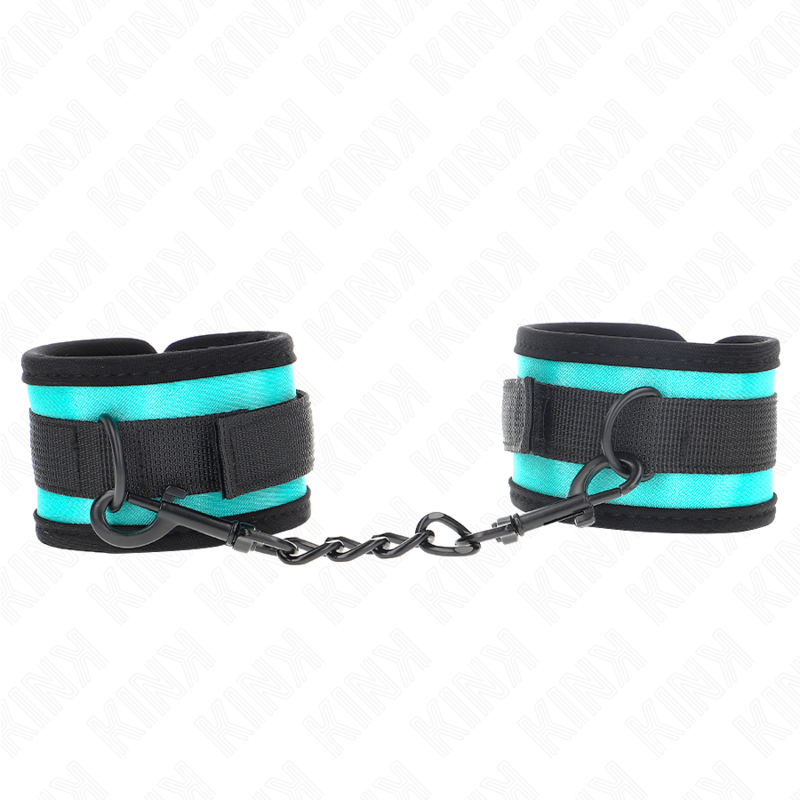 KINK - BLACK-BLUE ADJUSTABLE WRISTBANDS 18-32 CM X 5 CM