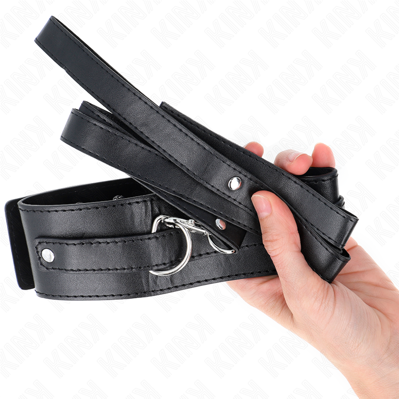 KINK - COLLAR WITH LEASH 116 CM MODEL 1 ADJUSTABLE 36-43 CM X 5 CM