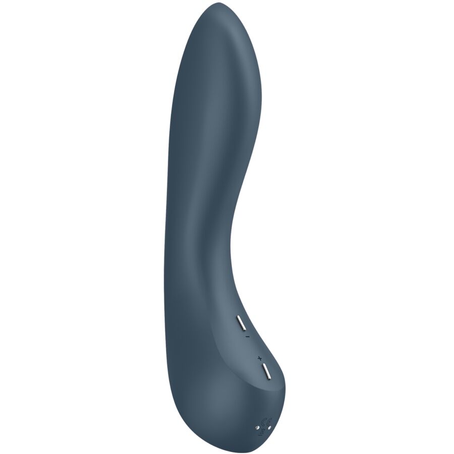 SATISFYER - VIBRATEUR G-SPOT WAVE 4 12 PROGRAMMES DE VIBRATIONS GRIS FONCÉ