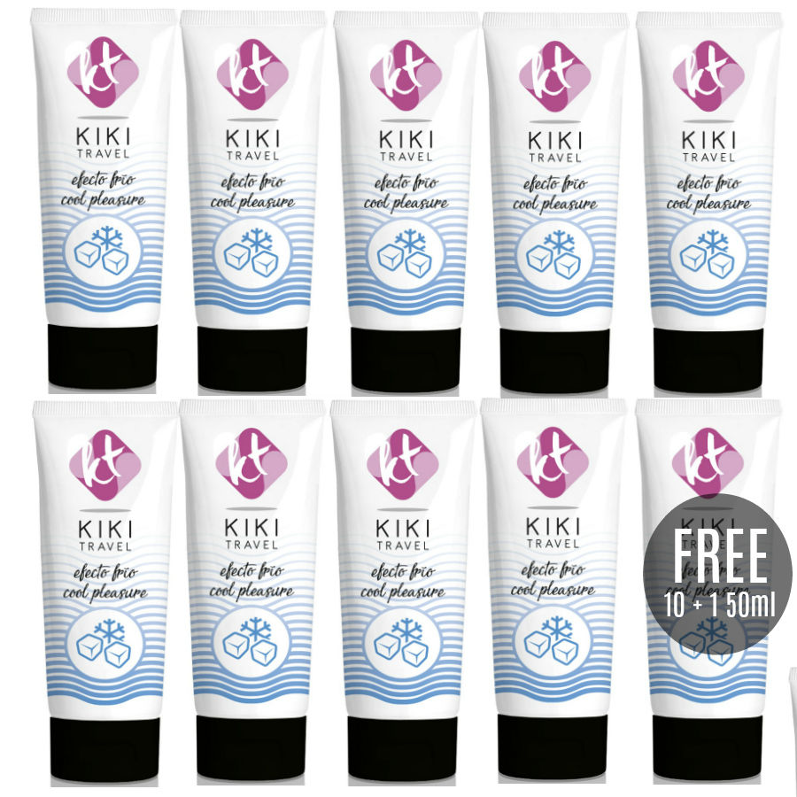 KIKÍ TRAVEL - GEL GLISSANT INTENSIFIANT EFFET FROID 50 ML 10 + 1 OFFERT