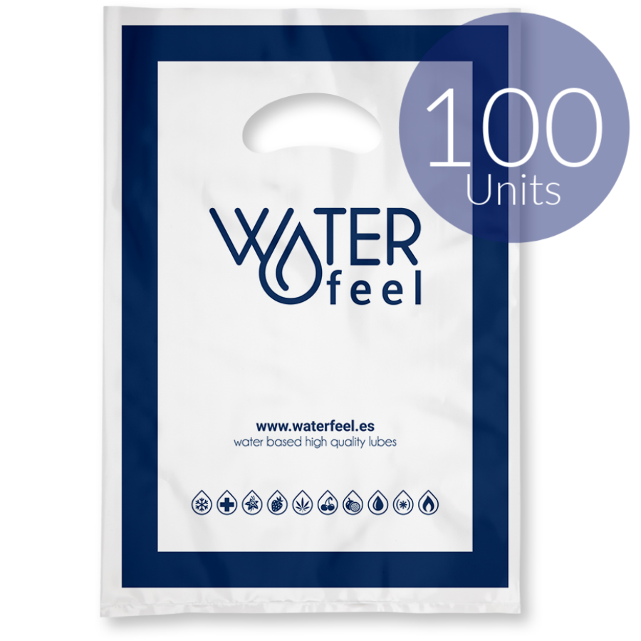 WATERFEEL - 100 PETITS SACS PLASTIQUES 25 X 35 CM