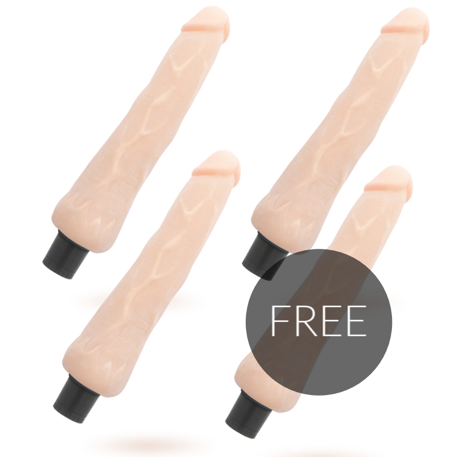 LOVECLONE - RAGNAR SELF LUBRICATION VIBRATOR 24.5 CM -OR- 3.5 CM 3 +1 FREE