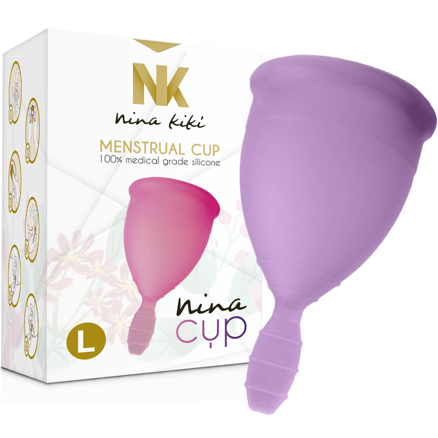NINA KIKÍ - COUPE MENSTRUELLE LILAS - TAILLE L