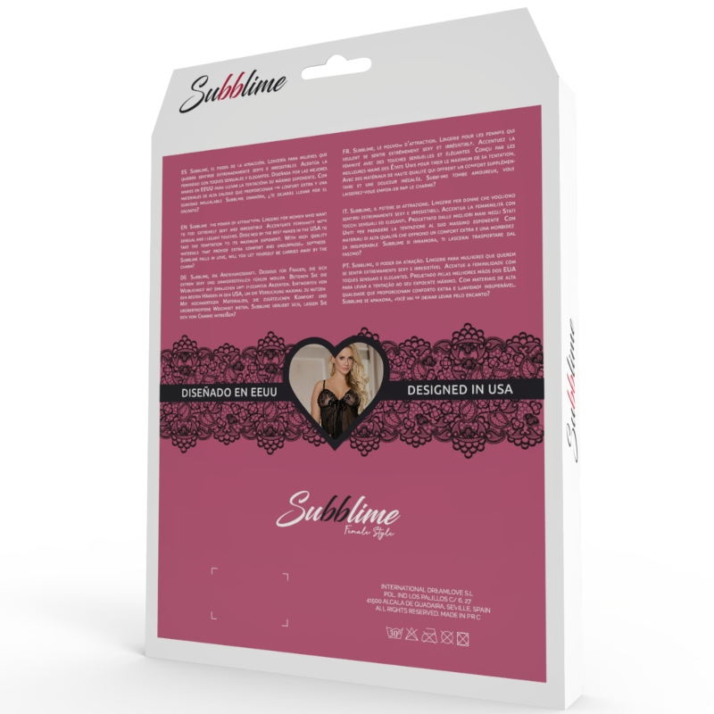 SUBBLIME - CORSET EN DENTELLE FLORALE TAILLE UNIQUE