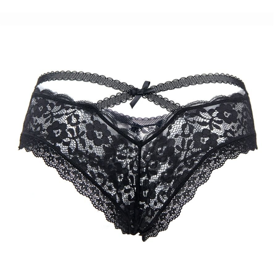 QUEEN LINGERIE - S/M Floral Lace Panties