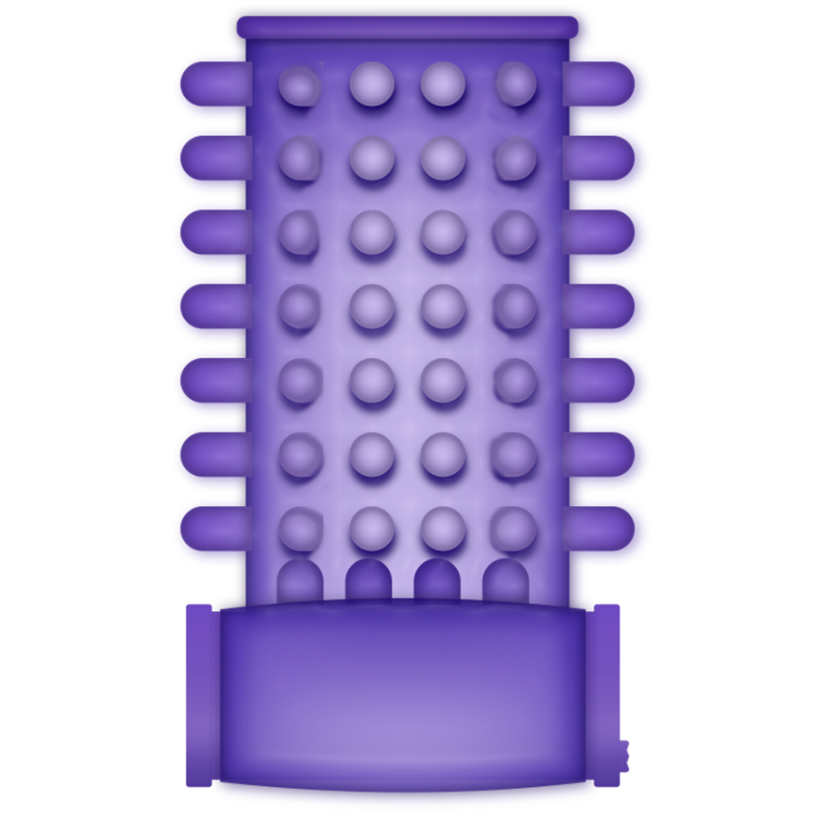 CASUAL LOVE - VIBRATEUR LILAS AVEC ANNEAU DE COUVERTURE DE PÉNIS