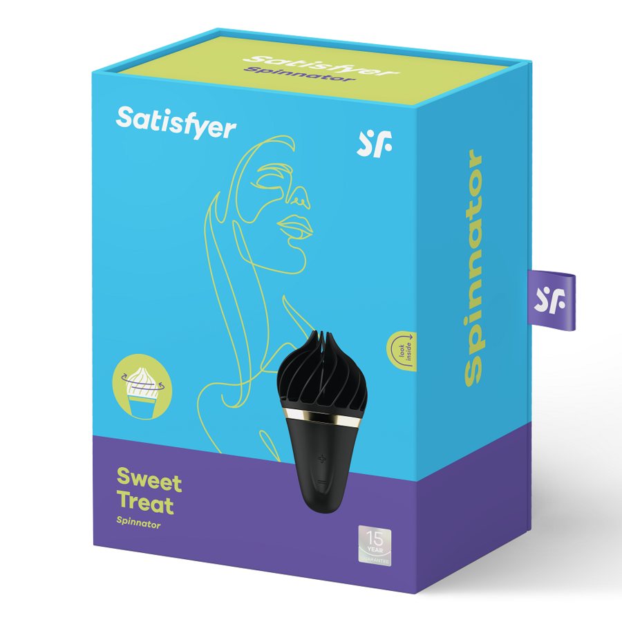 SATISFYER - SWEET TREAT SPINNATOR NOIR