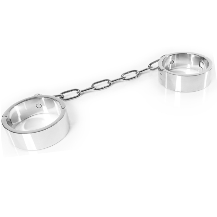 HARD METAL - ANKLE HANDCUFFS WITH ALLEN KEY SUBMISSION BDSM