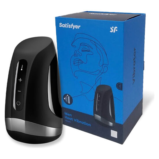 SATISFYER - MASTURBATEUR POUR HOMMES AVEC VIBRATION CHALEUR