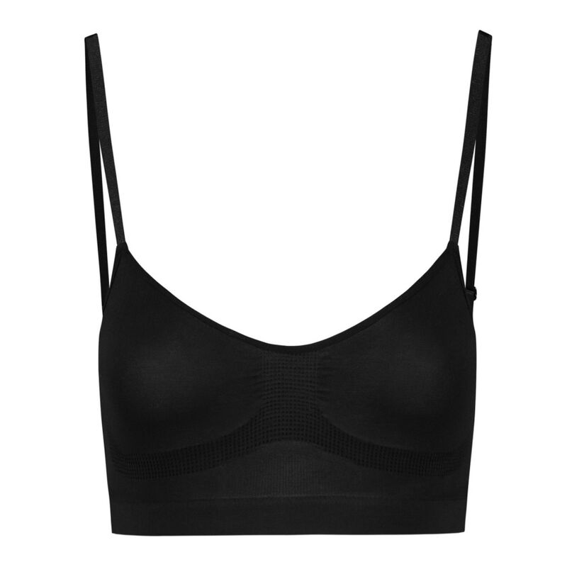 BYE-BRA - SOUTIEN-GORGE CONTRÔLE MOYEN SANS COUTURE NOIR TAILLE S