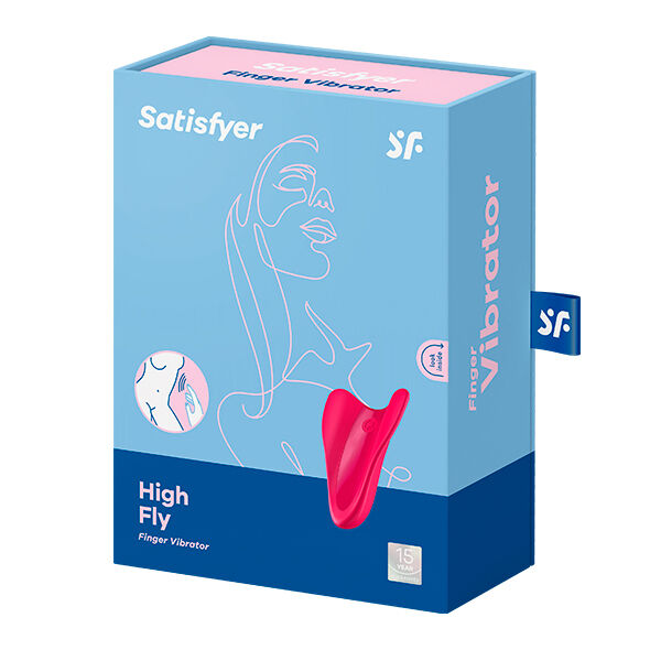 SATISFYER - VIBRATEUR DE DOIGTS HIGH FLY FUCHSIA