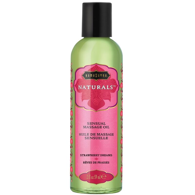 KAMASUTRA - ACEITE DE MASAJE NATURAL SUEÑOS DE FRESA 59 ML