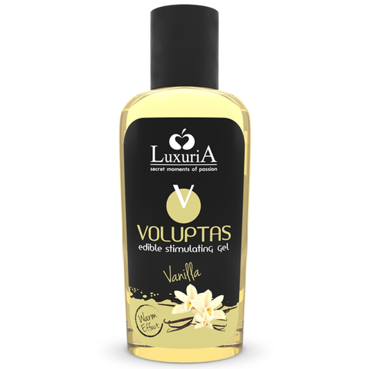 INTIMATELINE LUXURIA - VOLUPTAS GEL DE MASAJE COMESTIBLE EFECTO CALENTAMIENTO - VAINILLA 100 ML