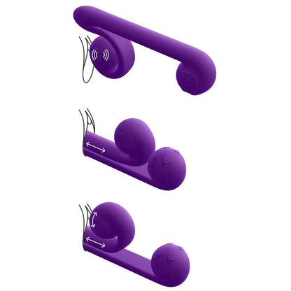 SNAIL VIBE - VIBRADOR MULTIACCIÓN MORADO