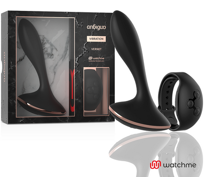 ANBIGUO - WATCHME VIBRADOR DE CONTROL REMOTO PLUG ANAL VERNET