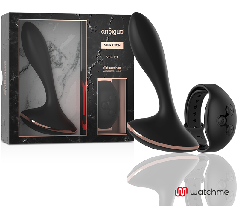 ANBIGUO - WATCHME REMOTE CONTROL VIBRATING ANAL PLUG VERNET