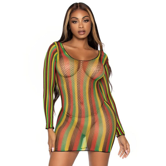 LEG AVENUE - ROBE MINI RASTA TAILLE UNIQUE