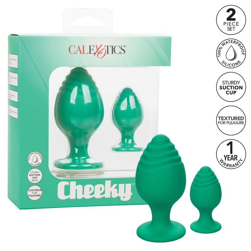 CALEXOTICS - TAPÓN ANAL CHEEKY VERDE