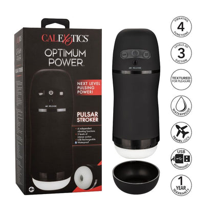 CALEXOTICS - OPTIMUM POWER STROKER VIBRATING AND SUCTION FUNCTIONS