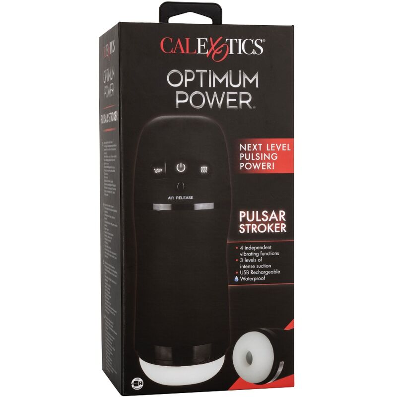 CALEXOTICS - OPTIMUM POWER STROKER VIBRATING AND SUCTION FUNCTIONS