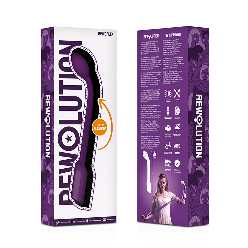 REWOLUTION - VIBRADOR ESTIMULADOR DEL PUNTO G FLEXIBLE REWOFLEX