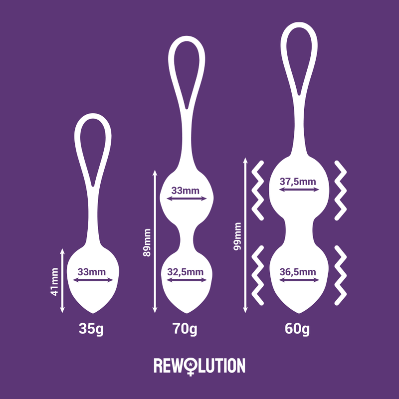 REWOLUTION - BOULES VIBRATOIRES REWOBEADS AVEC TÉLÉCOMMANDE ET TECHNOLOGIE WATCHME