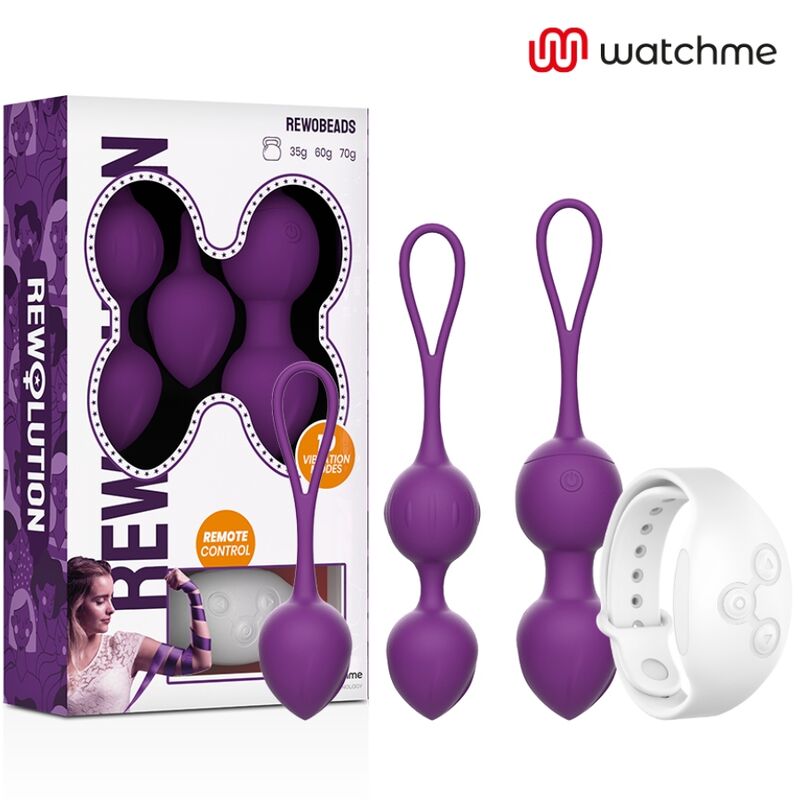 REWOLUTION - BOULES VIBRATOIRES REWOBEADS AVEC TÉLÉCOMMANDE ET TECHNOLOGIE WATCHME
