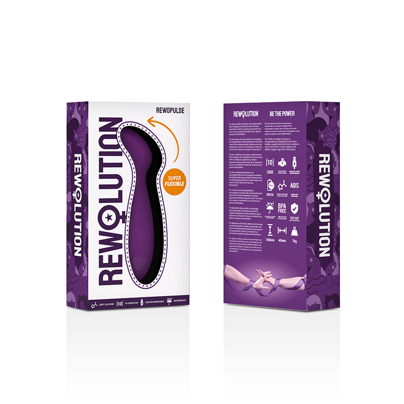 REWOLUTION - REWOPULSE FLEXIBLE VIBRATOR G-POINT STIMULATOR